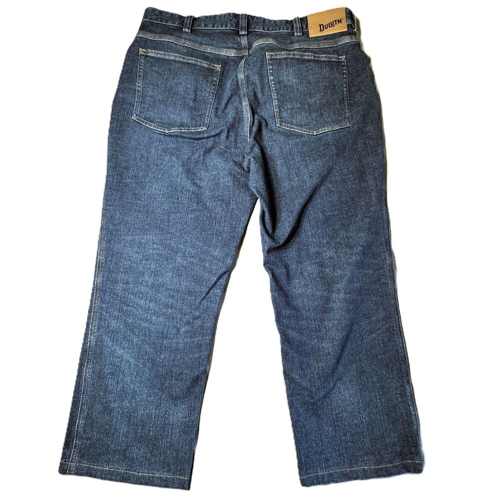 Duluth Trading DuluthFlex Ballroom Jeans 36x26 Relaxed Straight TAILORED Short - Picture 16 of 16